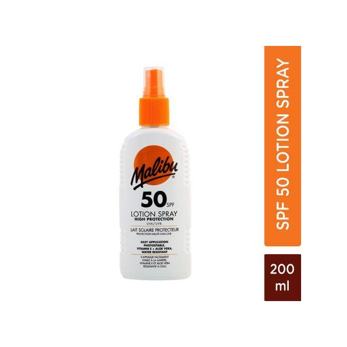 Malibu Water resistant sunscreen-Lotion Spray