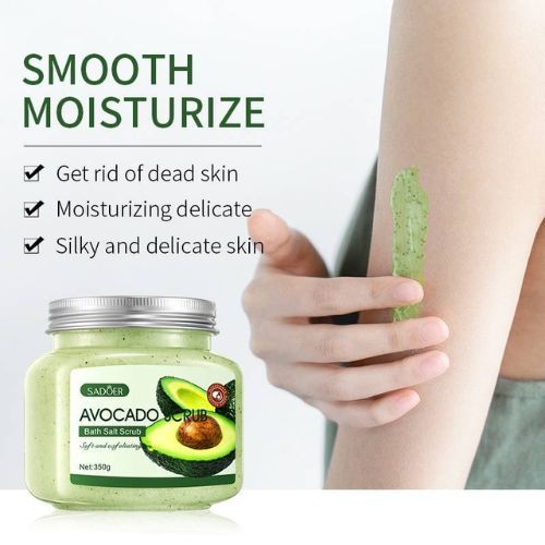 SADOER Soft and Exfoliating Avocado Bath Salt Scrub
