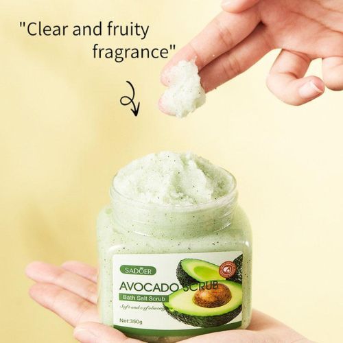 SADOER Soft and Exfoliating Avocado Bath Salt Scrub