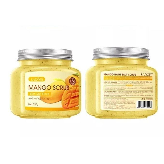 SADOER Soft & Exfoliating Mango Scented Bath Salt Scrub