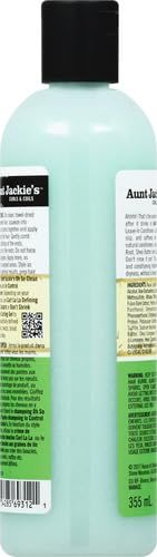 Aunt Jackie's Curls and Coils Quench Moisture Intensive Leave-In Hair Conditioner for Natural Curls, Coils and Waves, Enriched with Shea Butter, 12 oz