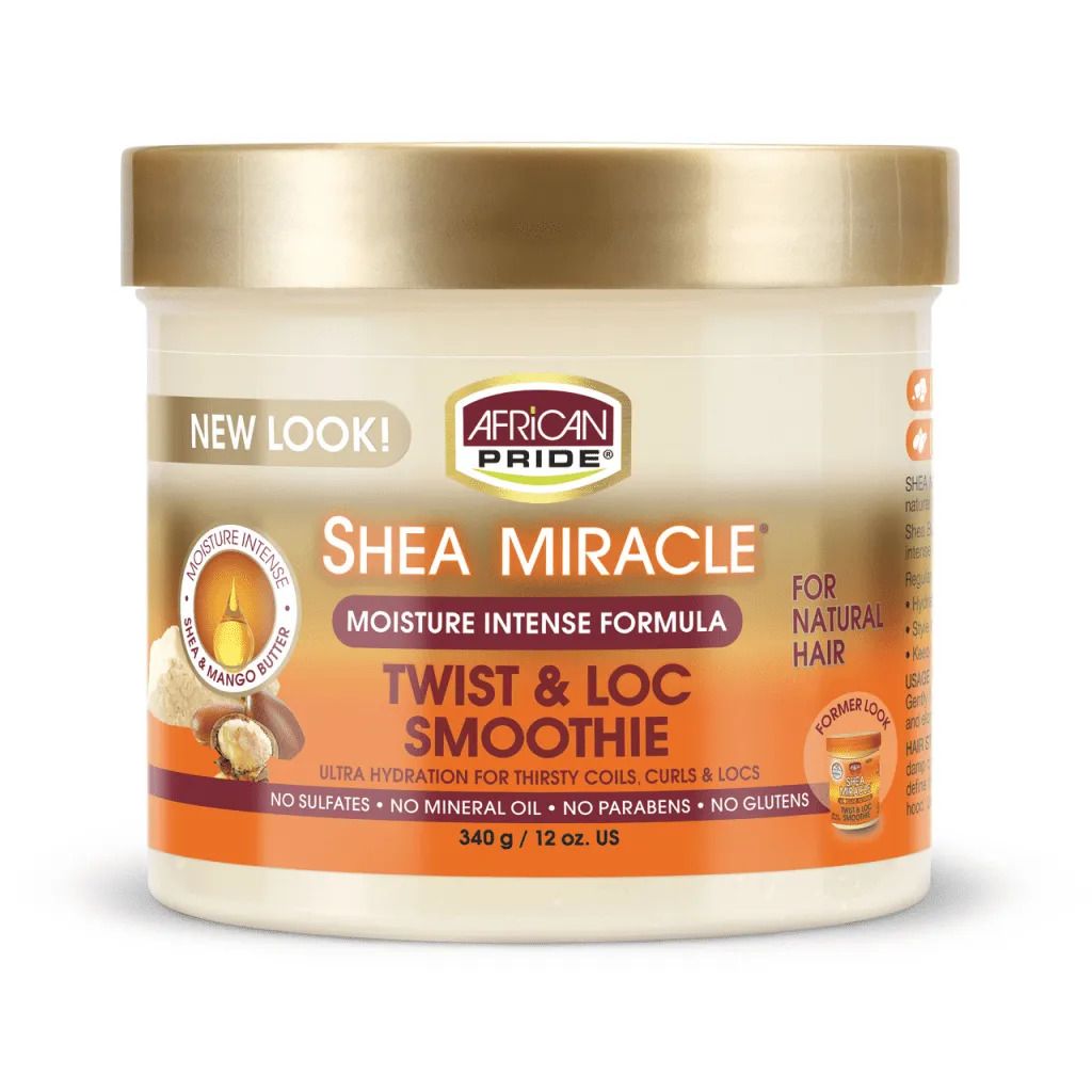 AFRICAN PRIDE Shea Miracle Twist & Loc Smoothie, 12oz