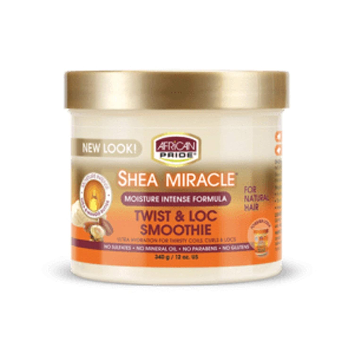 AFRICAN PRIDE Shea Miracle Twist & Loc Smoothie, 12oz