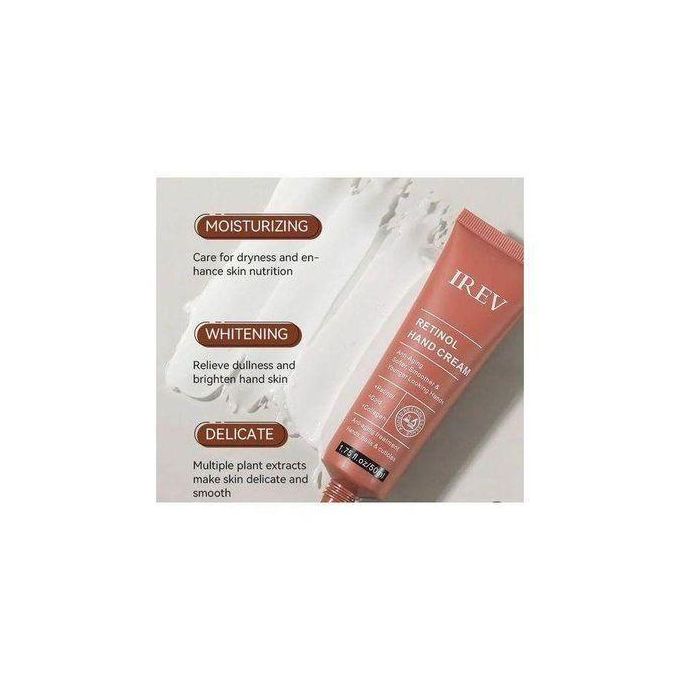 IREV Retinol Hand Cream : Exfoliates To Reduce Fine Lines, Uneven Tone & Texture