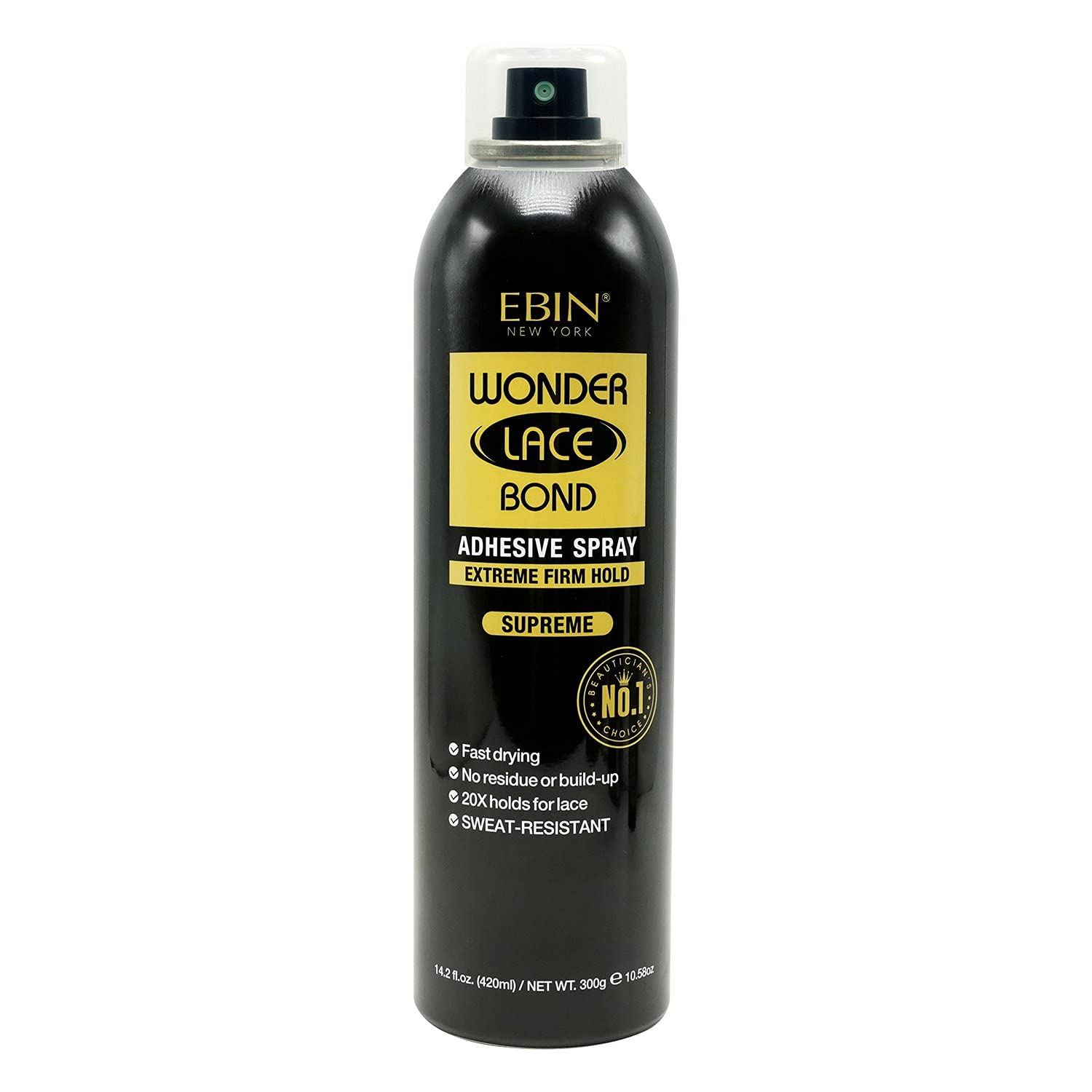 Wonder Lace Bond Adhesive Spray for Extreme Firm HOLD (20x Holds for lace )