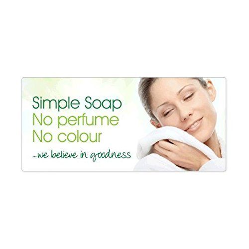 Simple Pure Soap Bar 125g x Pack of 2
