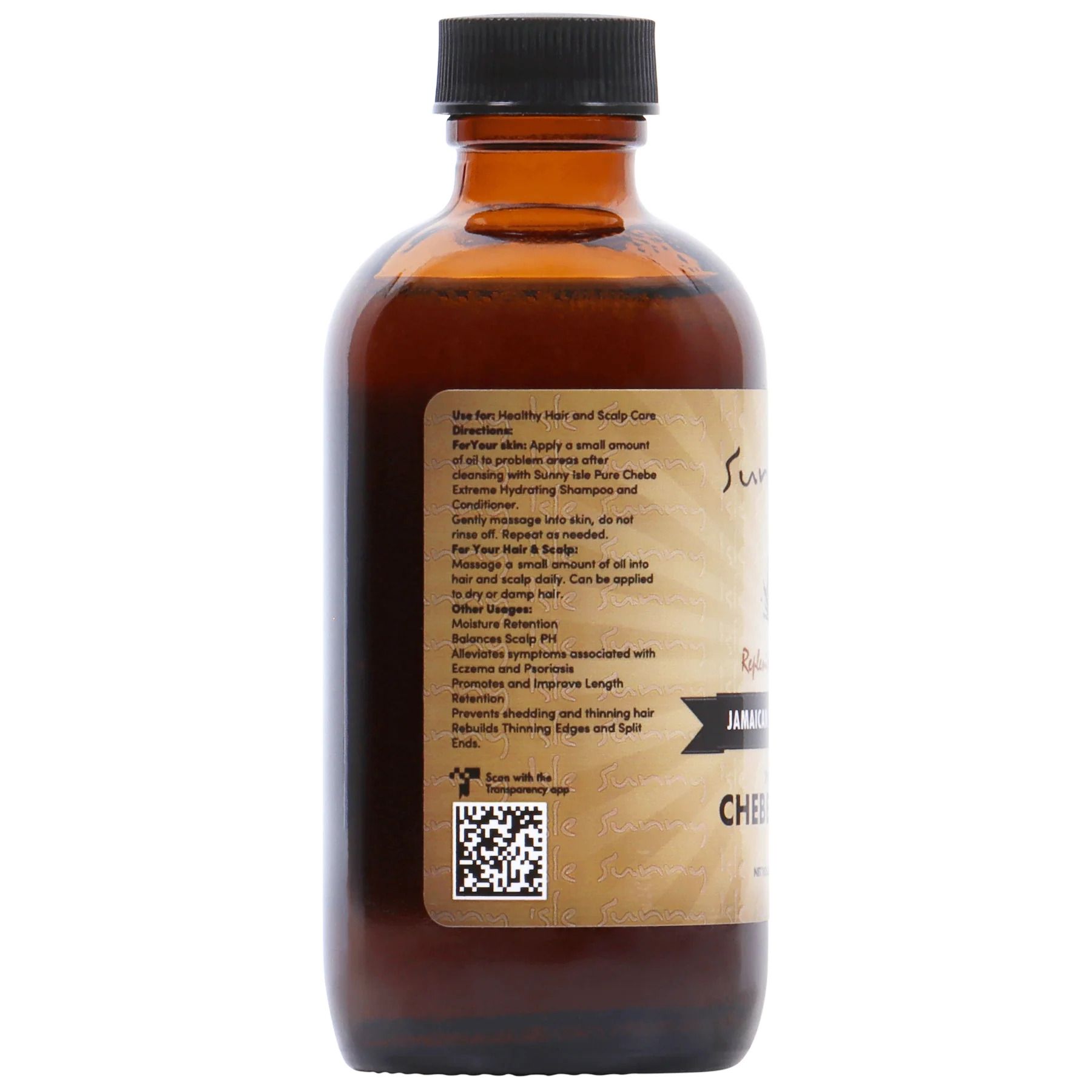 Sunny Isle Jamaican Black Castor Oil infused with Chebe Powder-Promotes healthy hair growth for all hair types