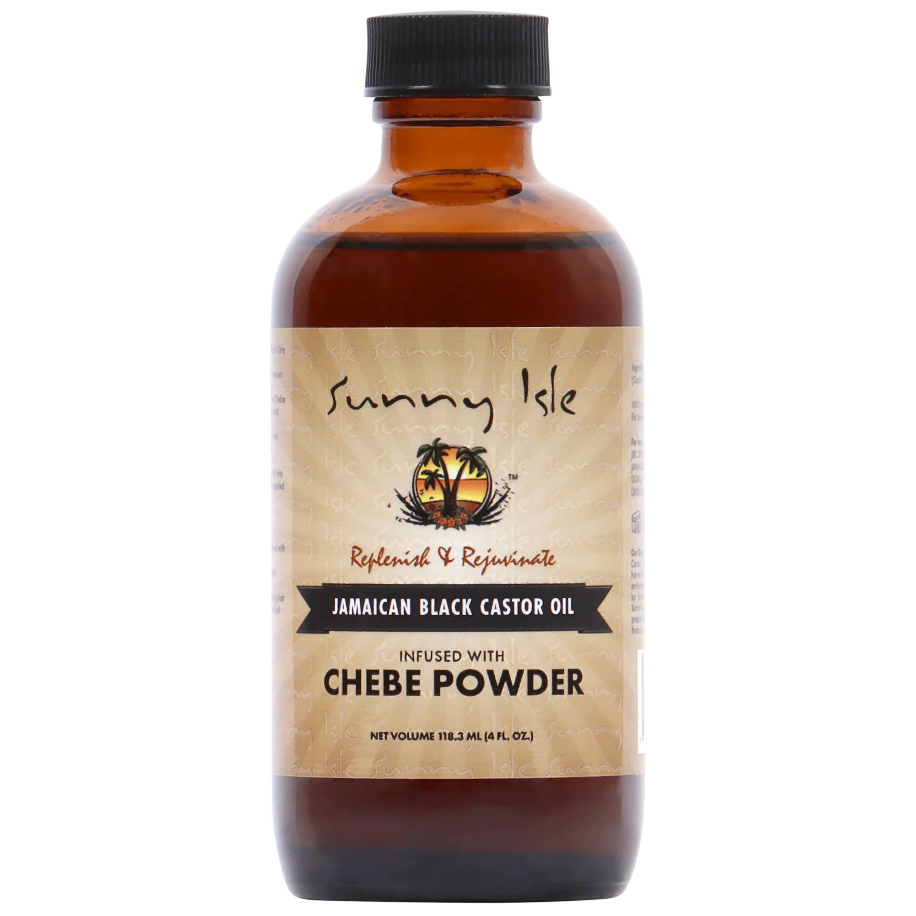 Sunny Isle Jamaican Black Castor Oil infused with Chebe Powder-Promotes healthy hair growth for all hair types