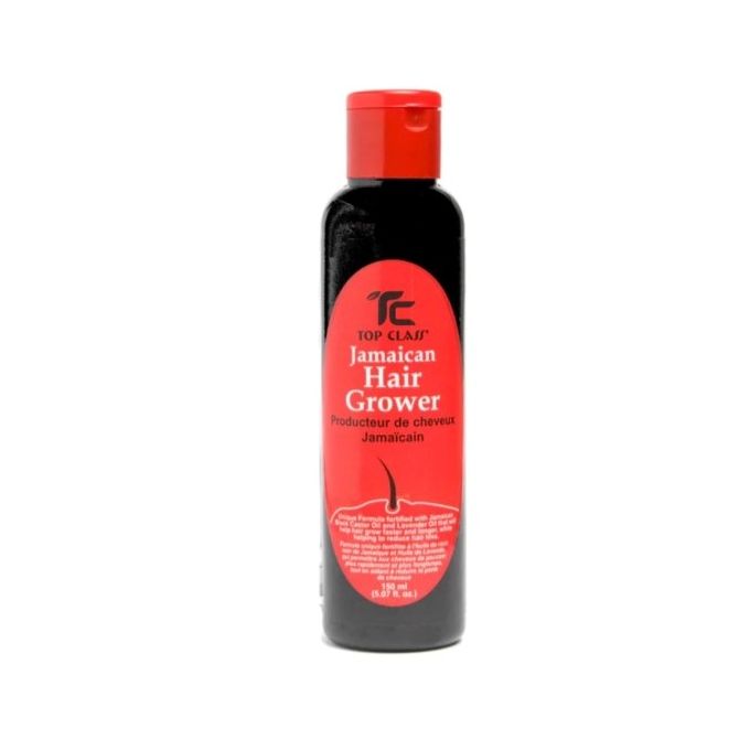 Top Class Hair Grower, Unique Formula Fortified With Jamaican Black Castor Oil And Lavender Oil, That Will Help Hair Grow Faster And Longer, While Helping To Reduce Hair Loss.