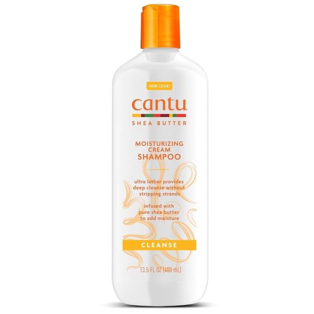 Cantu Shea Butter Moisturizing Cream Shampoo -deeply hydrates and nourishes dry, damaged hair