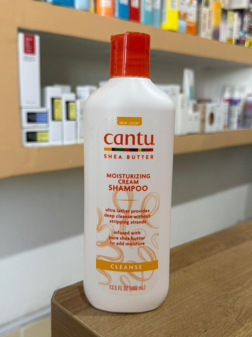 Cantu Shea Butter Moisturizing Cream Shampoo -deeply hydrates and nourishes dry, damaged hair