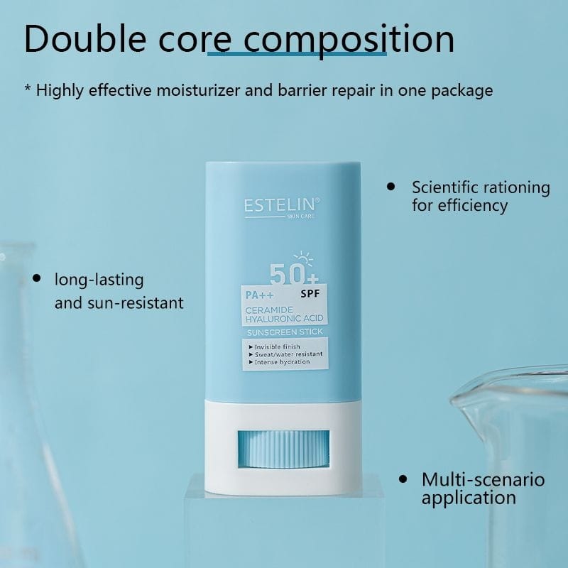 Estelin Ceramide Hyaluronic Acid Sunscreen Stick Spf 50 Pa+++
