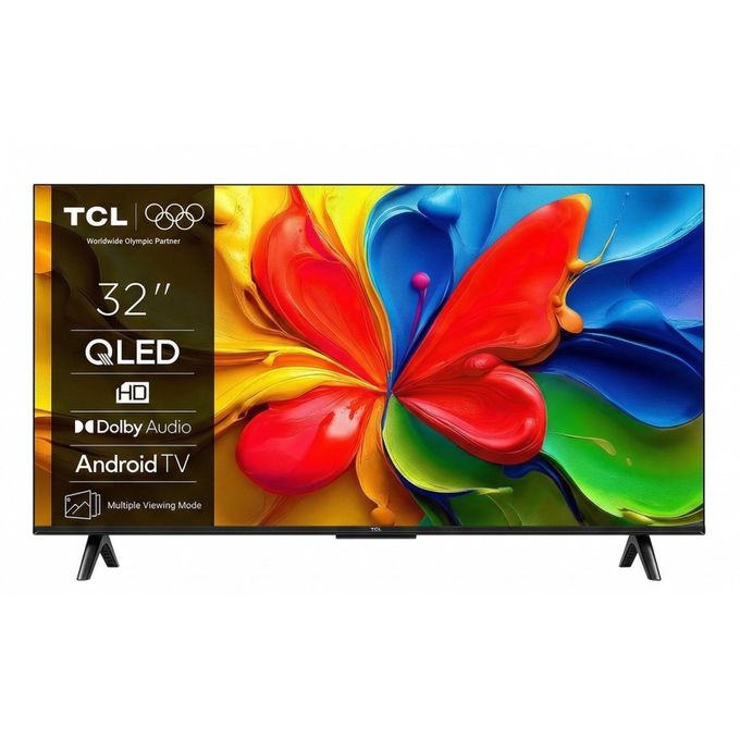 TCL 32 Inch, Smart TV QLED HDR 10 Google TV, Game Mode- Enjoy ultra realistic, enhanced sound with Dolby Audio. Designed to put you in the middle of every scene – with crystal crisper dialogue