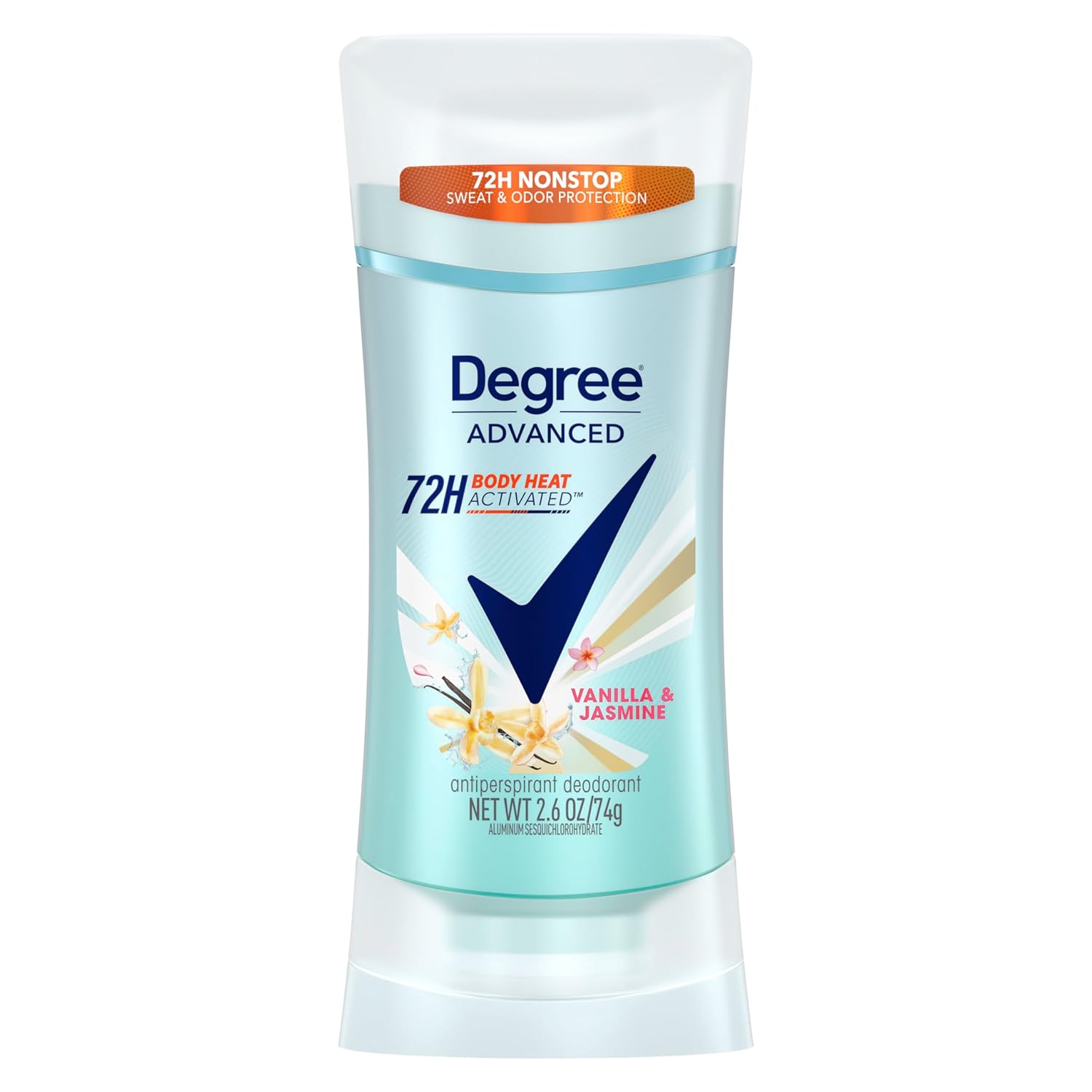 Degree Advanced Protection Antiperspirant Deodorant-for 72-Hour Sweat & Odor Control for Women, with Body Heat Activated Technology, 2.6 oz (choose from our range of scents)