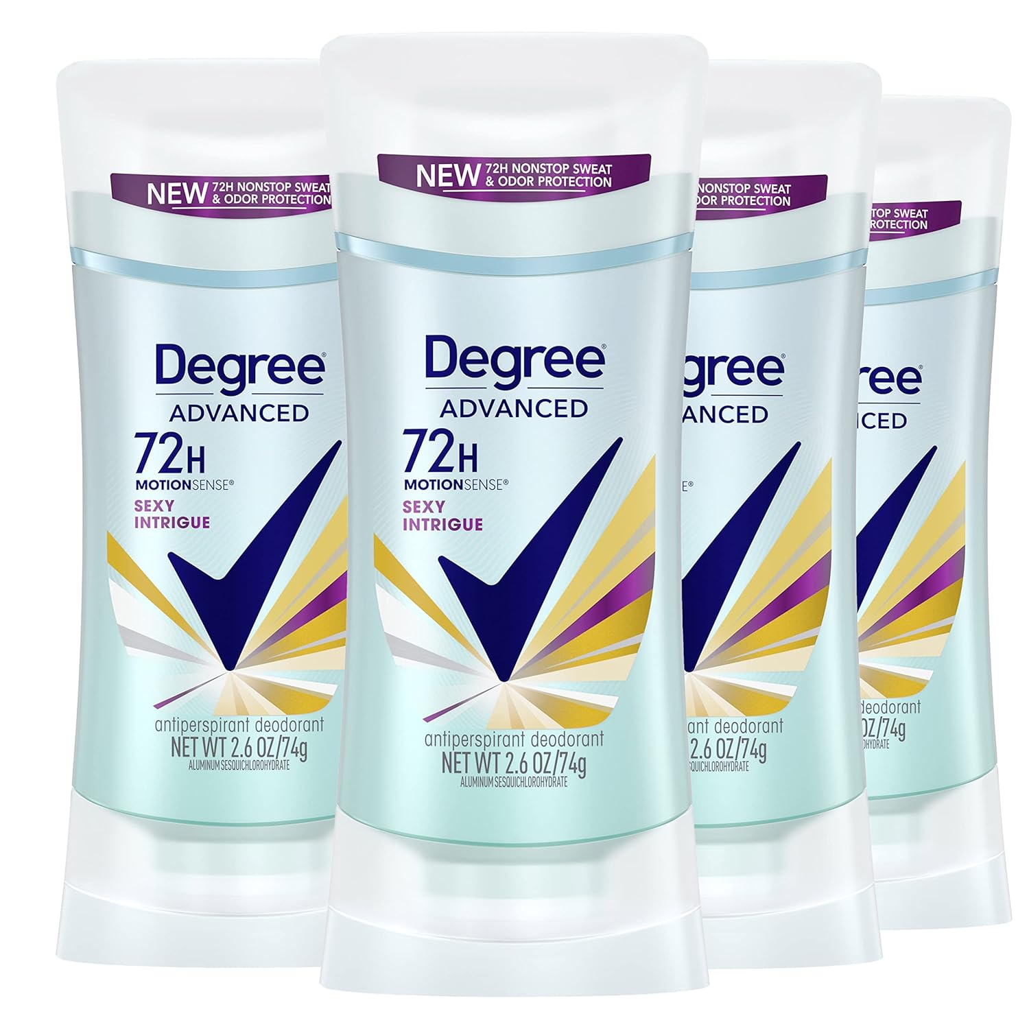 Degree Advanced Protection Antiperspirant Deodorant-for 72-Hour Sweat & Odor Control for Women, with Body Heat Activated Technology, 2.6 oz (choose from our range of scents)