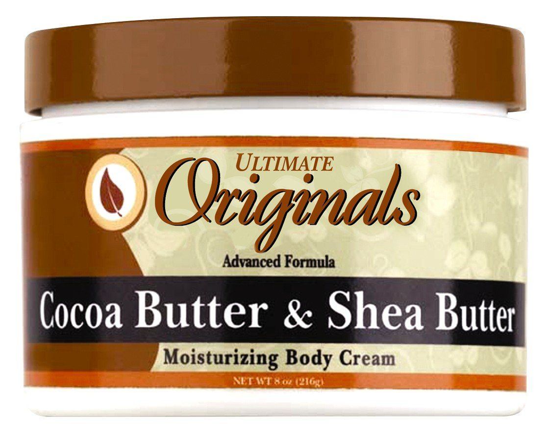 Ultimate originals Cocoa Butter & Shea Butter  Moisturizing Body Cream for extra dry skin- quickly penetrates skin with a superior blend of natural ingredients that are essential for a smooth skin