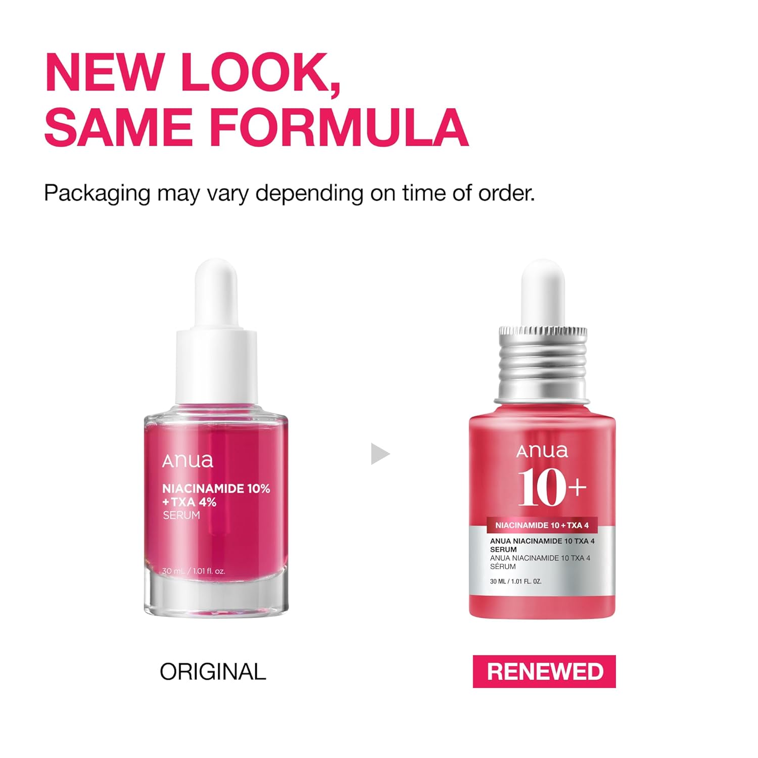 Anua Niacinamide 10 + TXA 4 Serum, Dark Spot Care, Hyaluronic Acid, Tranexamic Acid, Lightweight & Hydrating All-in-One Daily Facial Serum for Glass Skin, Korean Skincare