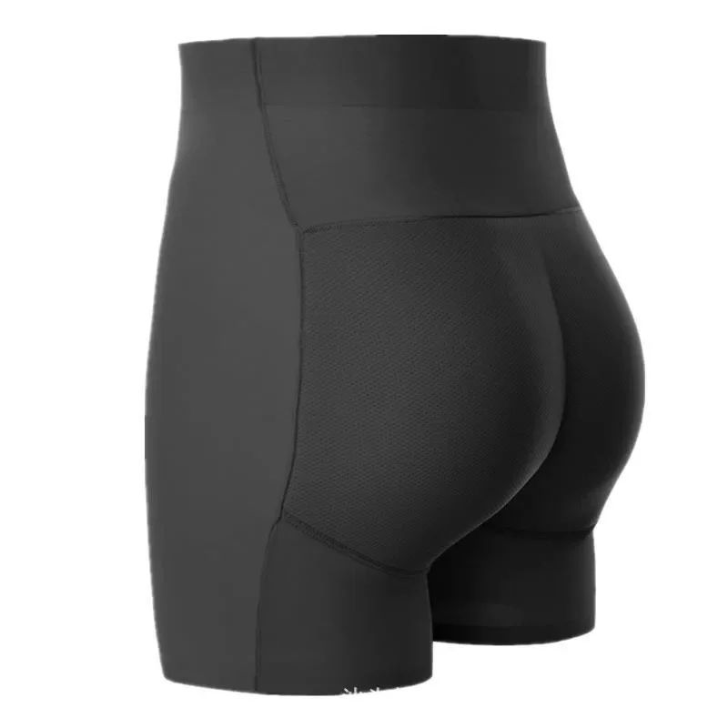 High-Waist Padded Butt Lifter Shapewear for Women – Seamless Hip Enhancer Shorts with Fake Butt Padding – Ultra-Thin Breathable Booty Shaper Underwear (Sizes S-4XL, Color: Black)