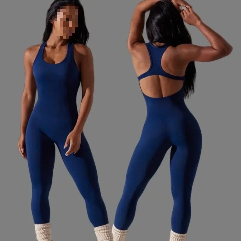Women’s Yoga Fitness Set with Exposed Backstrap – High-Stretch Workout Top with Chest Pad and Tight Body Design – Stylish Sportswear for Training, Yoga, or Casual Wear – Comfortable, Breathable Fabric