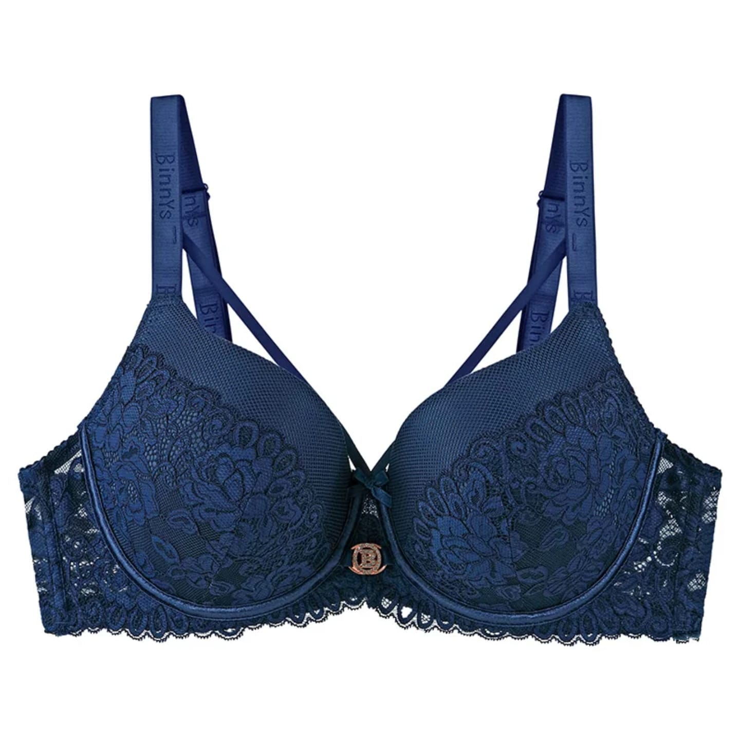 Padded bra push up bra with underwire, D