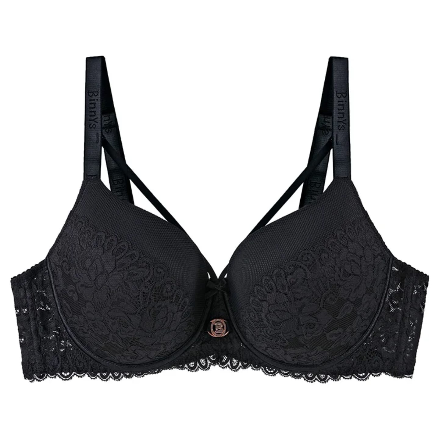 Padded bra push up bra with underwire, D