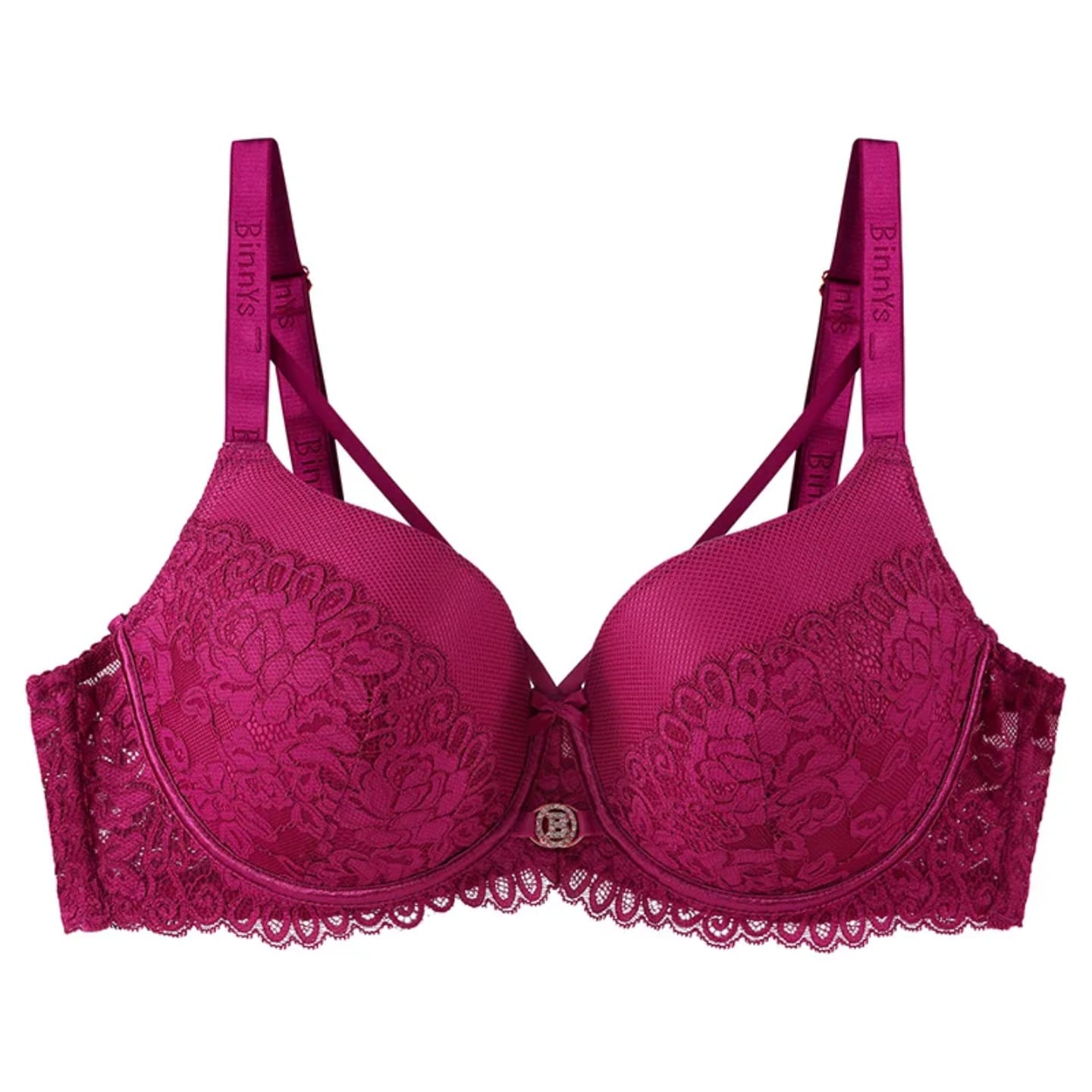 Padded bra push up bra with underwire, D