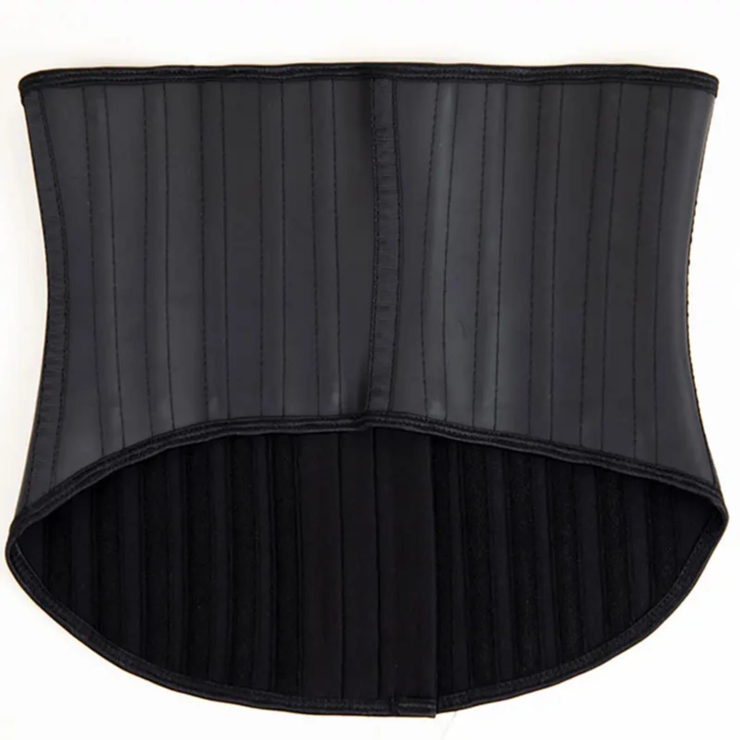 Pure Latex 29 Steel Bone Waist Trainer Belt – Short Back Torso, High Compression, Hook Closure – Sculpting Support for Waist & Core (Black, S–3XL)