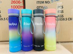 New Water Bottles Sports Water Bottle Colorful Leakproof Water Cups for Outdoor Travel Fitness Drinkware Unisex