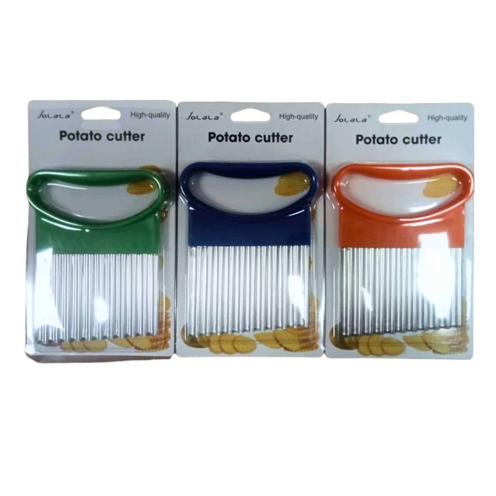 Crisps cutter EASY TO USE AND STORE: 1pc EASY TO USE AND STORE: Fresh salads, crunchy vegetable side dishes, or delicious slaws are effortless with our slice cutter, this vegetables chopper is easier