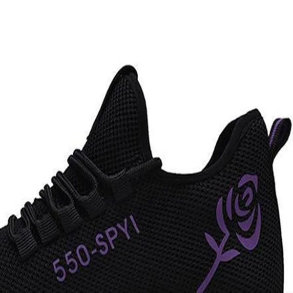 New Women shoe Ladies Sneakers Breathable And Antiskid For Women Sports Shoes-Black