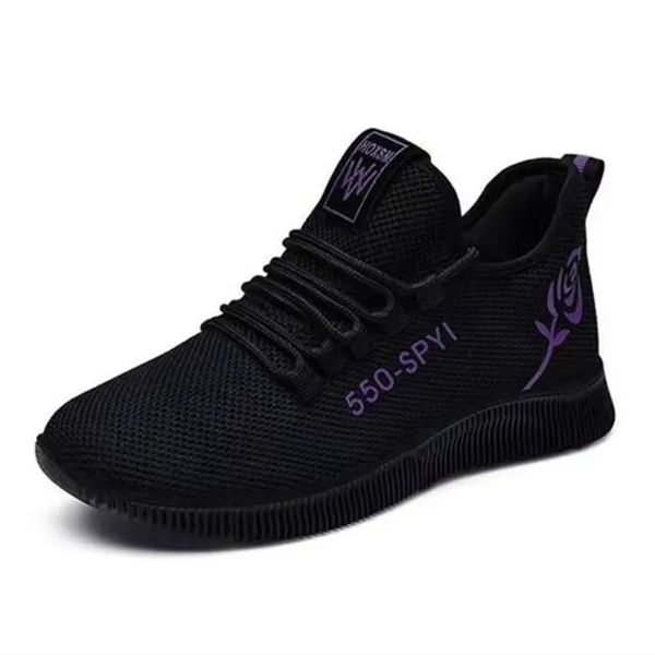 New Women shoe Ladies Sneakers Breathable And Antiskid For Women Sports Shoes-Black