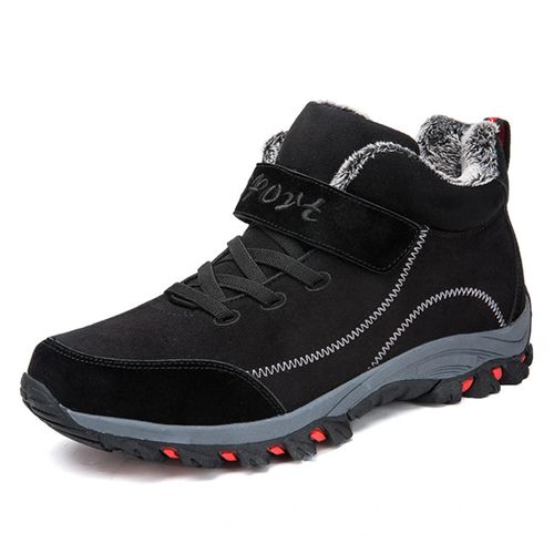 2025 High quality Men*women Waterproof Hiking Shoes with Fur Warm Snow Boots Outdoor Trekking Walking Shoes Sneakers Boots