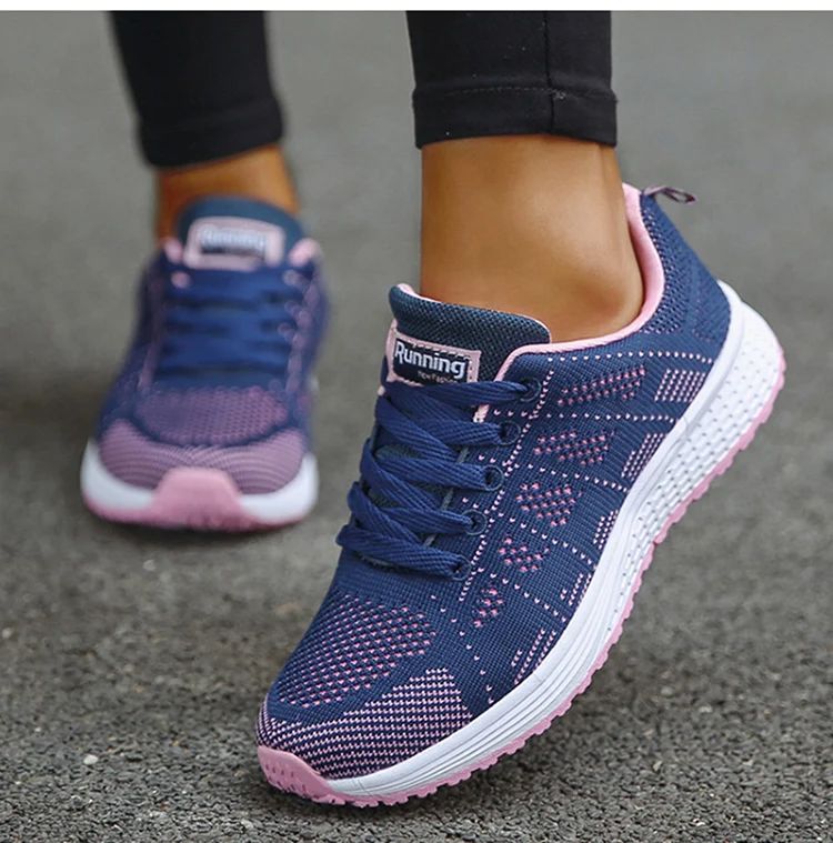 Women's Sneaker 2025 New Fashion Platform Women's Shoes Trainers Casual Sneaker Woman Lace Up Female Sneakers Tenis Feminino