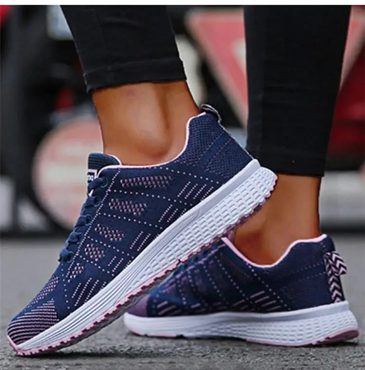 Women's Sneaker 2025 New Fashion Platform Women's Shoes Trainers Casual Sneaker Woman Lace Up Female Sneakers Tenis Feminino