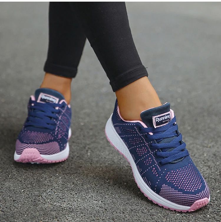 Women's Sneaker 2025 New Fashion Platform Women's Shoes Trainers Casual Sneaker Woman Lace Up Female Sneakers Tenis Feminino