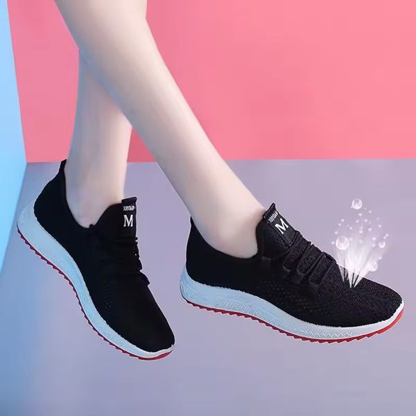New women's casual sports shoes, fashionable shoes, versatile white shoes, fashionable lightweight shoes, street running adult