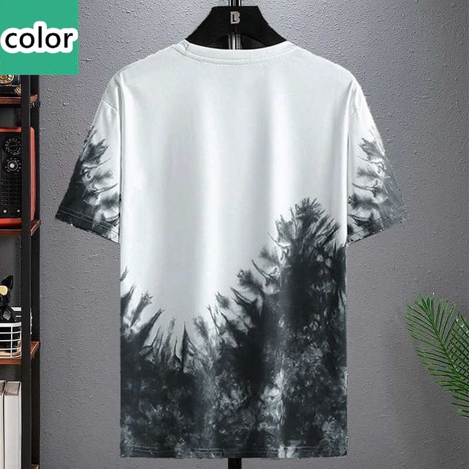 Men's 2-in-1 Short Sleeved T-shirt And Shorts Set - Black