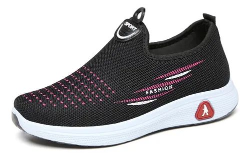 Womens Gymnastics Sneaker Fashion  Women Sports Shoes Flat Bottom Non Slip Fly Woven Mesh Short Plush