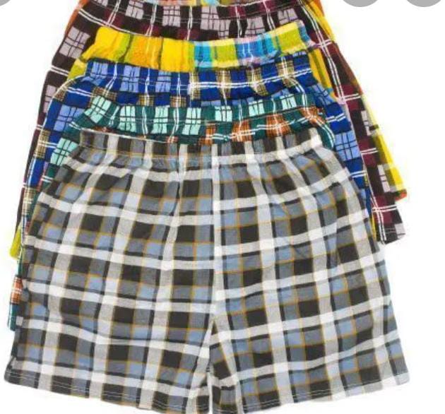 3 Soft Cotton Checked Men's Boxers
