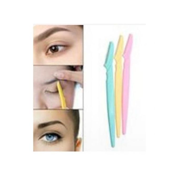 Phone Case For 3pcs Women's Makeup Facial Tool Eyebrow Razor Trimmer Blade Shaver Knife 3 Colors Stainless Steel Beauty and Makeup Tools And Razors Unisex style