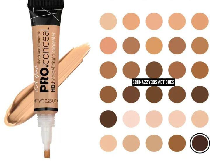 LA Girl Usa High Definition Concealer Pro Conceal Makeup Pro Highlighter