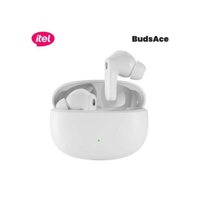 Itel TWS BudsAce Earbuds Earpods Buds Ace ENC Bass 35 Hours