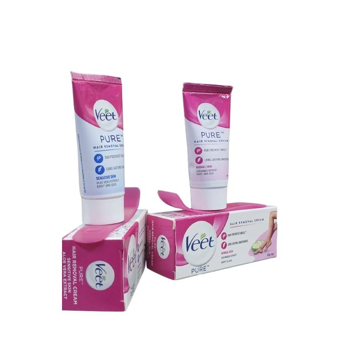 Veet PURE Hair Removal Cream - Fresh Smell & Long-Lasting Smoothness