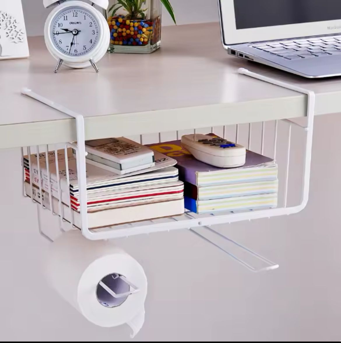 3 in 1 Under Cabinet Closet Kitchen Cupboard Basket Rack Shelf Bearing Partition Hanger For Home Storage Organizer