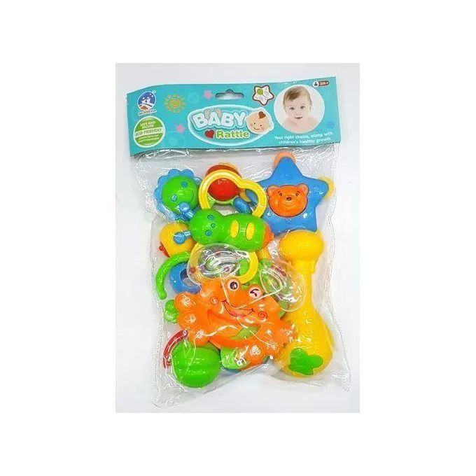 Baby hand Shakers rattles and teether set