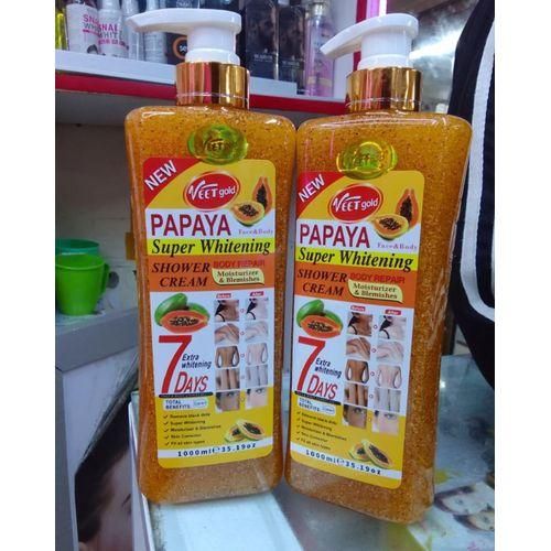VEET GOLD Papaya Super Body Repair Shower Gel-1000ml.