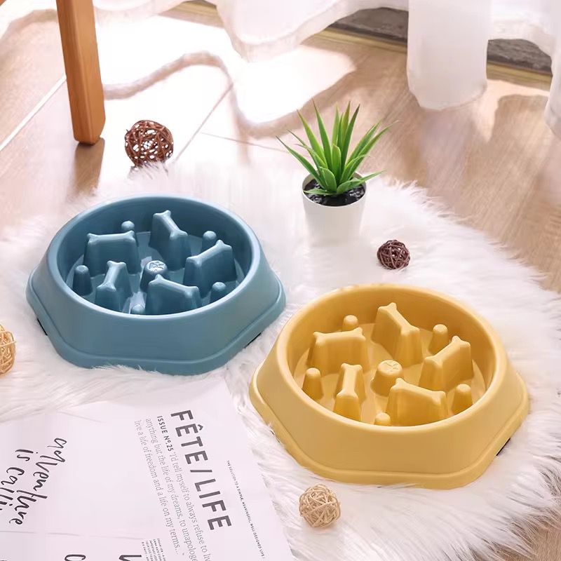 Pet Dog Bowl And Cat Food Water Dish Plastic