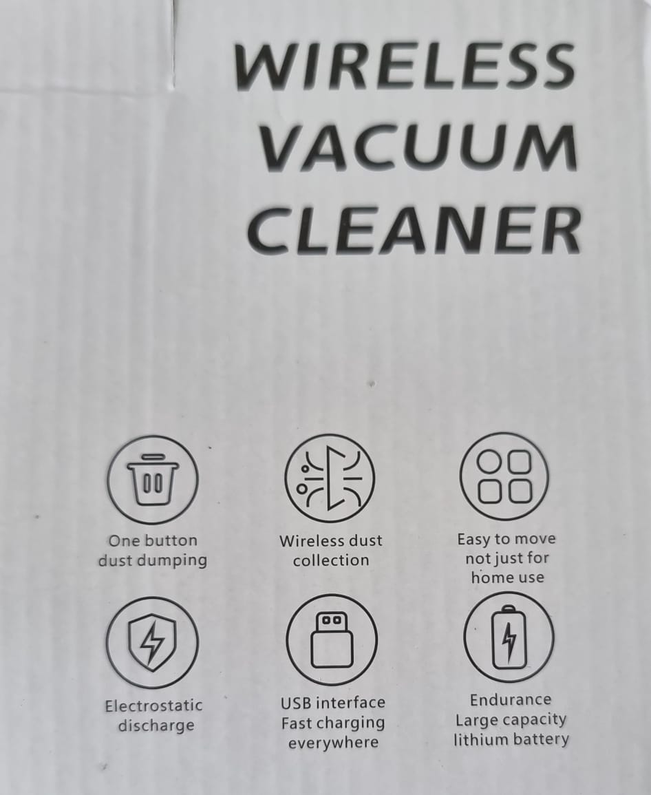 Wireless Rechargeable Vacuum Cleaner