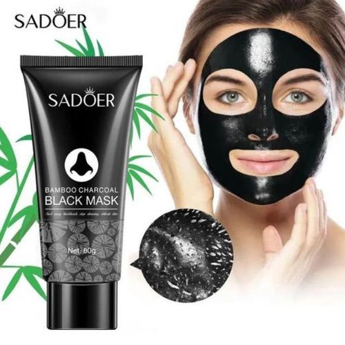SADOER Bamboo Charcoal Peeling Mask – Deep Cleansing, Pore Detox & Blackhead Removal