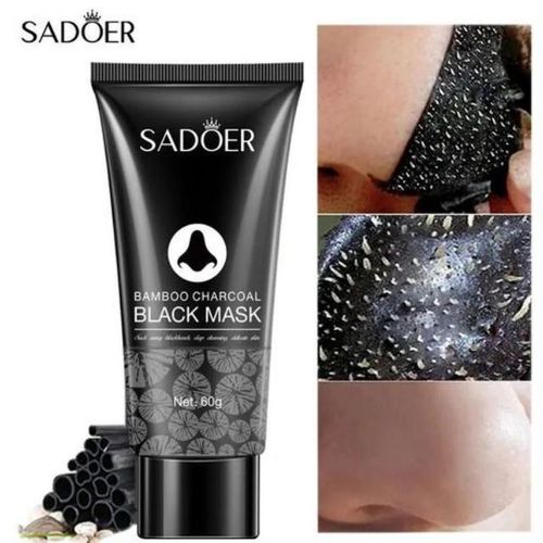 SADOER Bamboo Charcoal Peeling Mask – Deep Cleansing, Pore Detox & Blackhead Removal